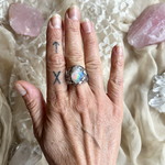 Genuine Raw Nobile Opal Ring - Unique Piece -