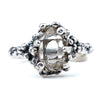 Solitary Herkimer Diamond Band Ring - One of a Kind -