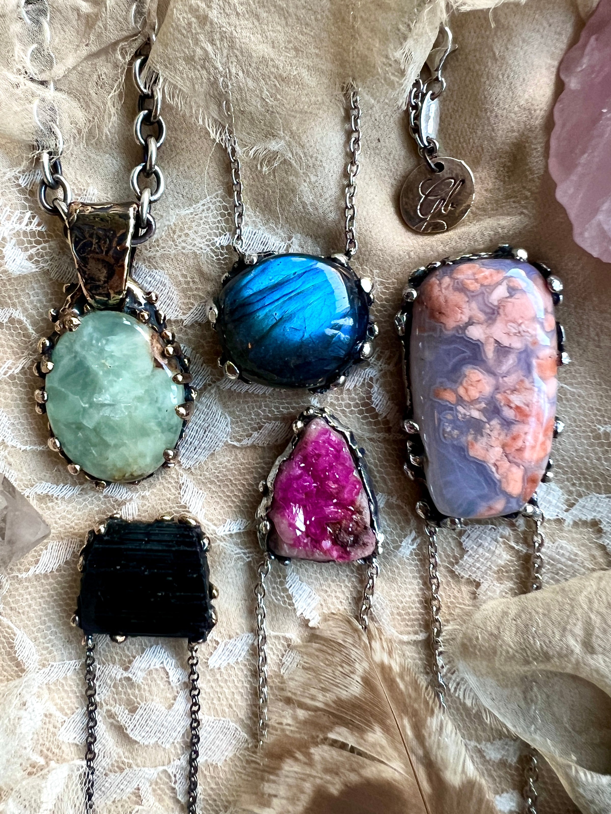custom crystal pendants