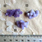 Grape Agate (Purple Chalcedony) Necklace - Unique Piece