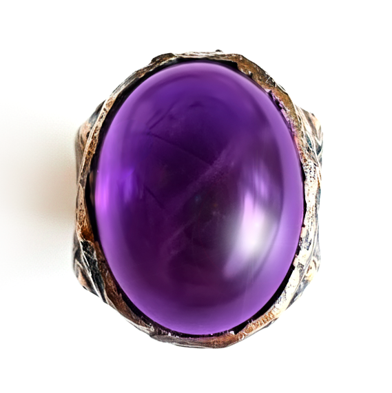 Amethyst Statement Ring - Unique Piece