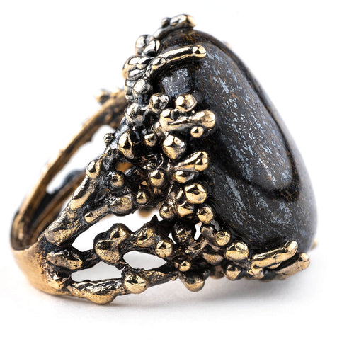Bronzite Ring - One of a Kind