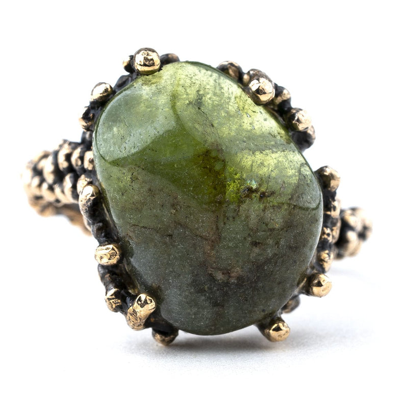 Olivine Band Ring