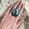 Labradorite Statement RIng _ Essential Design_One of A Kind