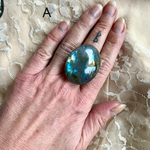 Labradorite Statement RIng _ Essential Design_One of A Kind