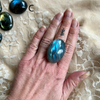 Labradorite Statement RIng _ Essential Design_One of A Kind