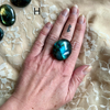 Labradorite Statement RIng _ Essential Design_One of A Kind