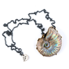 Opalized Ammonite Necklace - Big stone -