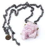 Morganite Statement Necklace - One Of A Kind -